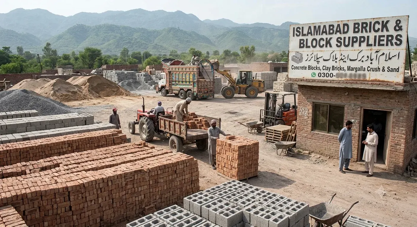 Brick & Block Suppliers in Islamabad | A-Grade Bricks