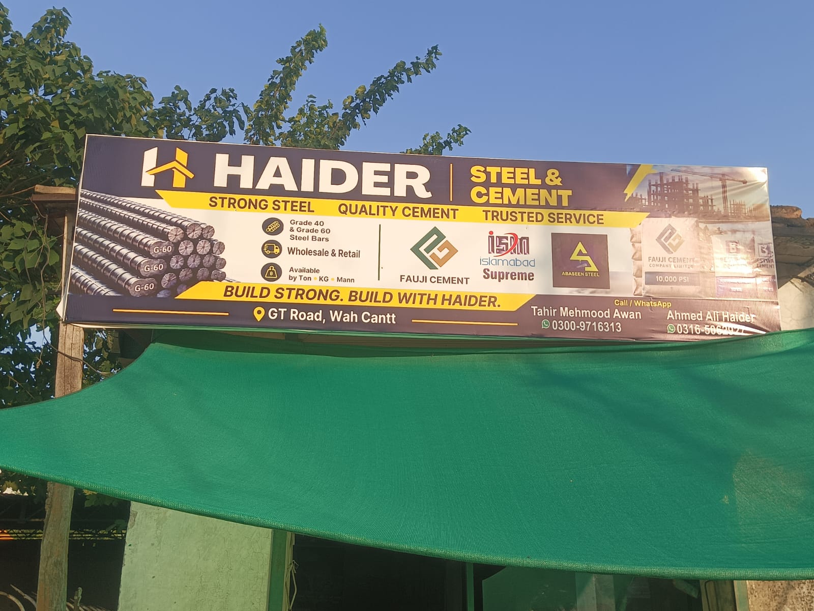 Steel Supplier in New City Phase 1, Phase 2 and Wah Cantt